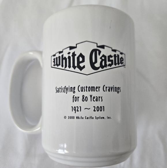 Vintage 1999 White Castle Coffee Cup Mug 15,629,126 Cups Of Coffee Graphic 12oz - Picture 2 of 7